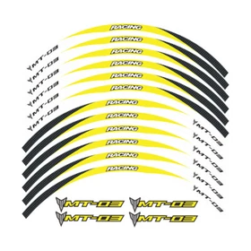 For YAMAHA MT-03 MT03 Motorcycle Accessories Wheel Rim Decal Sticker Protector .