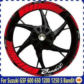 17" Front+Rear Wheel Hub Decal Rim Decoration Reflective For Suzuki GSF Bandit