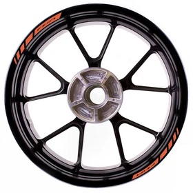 For Yamaha FZ07 MT07 MT-07 Stripes Rim Stickers 17 inch Edge Tape Blue
