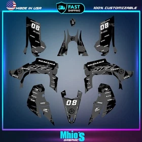 Yamaha YFZ 450R 450X Graphics kit 2014 2016 2018 to 2025 decals stickers ATV UTV