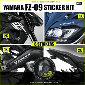 Custom Yamaha FZ-09 sticker decals package [KIT01]