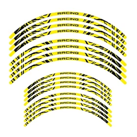 Yellow Dirt Bike MX Wheel Rim Sticker W01B For Yamaha WR 250F 25 24 23 22 21 20