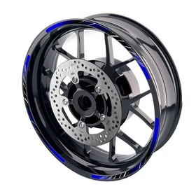 For Suzuki Bandit 1200 GSF1200 97 98 99 00 17 inch Wheel Sticker Blue LINE2