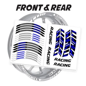 White 17 inch Wheel Sticker FC66 For Aprilia SHIVER 750 07-15 14 13 12 11 10