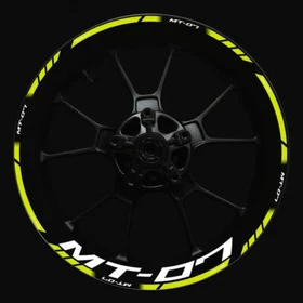 For Yamaha MT-07 mt07 Wheel Hub Rim Decorative Decal Reflective Sticker