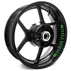 D-Green Inner Stripe Decal Wheel Stickers For Yamaha XSR 700 16-24
