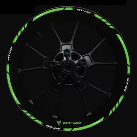 For Yamaha MT09 17 Inch Front And Rear Wheel Hubs Decal Rim Reflective Stickers