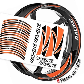 Red Rim Wheel Sticker Decals 17 inch For Yamaha FZ10 MT-10 18-21 20 19