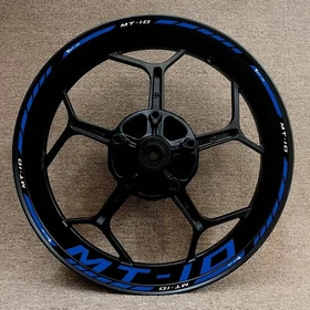 For YAMAHA MT10 MT-10 17 inch Wheel Hub Rim Decorative Decal Reflective Sticker