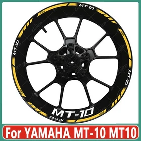 2026 NEW For YAMAHA MT-10 MT10 17" Front / Rear wheel Hub Rim Reflective Sticker