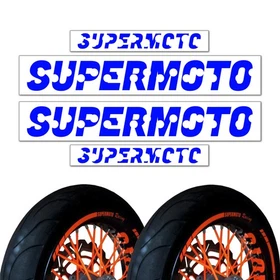 Inner Rim Stickers Supermoto 17" Tape Y01 For Honda XR 250SM 03 04 05 XR250 SM