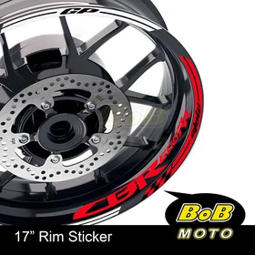 ORANGE AA01 17" Wheel Rim Decals Sticker For Honda CBR600RR 03-20 15 16 17 18 19