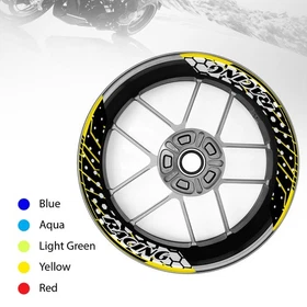 17'' Rim Wheel Stickers Decal For Suzuki GSXS 750 Z 1000 F Hayabusa SV650 X XA
