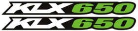 For KAWASAKI KLX650 KLX 650R Swingarm Stickers Air Box Tank Decals Reflection 