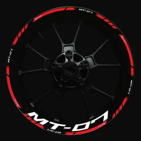 For Yamaha MT-07 mt07 Wheel Hub Rim Decorative Decal Reflective Sticker