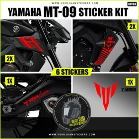Custom Yamaha MT-09 sticker decals package [KIT03]