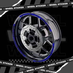 Green 17'' Rim Wheel Sticker Decal Strip Tape W01B For Yamaha YZF R6
