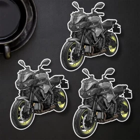 Yamaha MT-10 2016-2021 - Set of 3 KissCut Motorcycle Decals