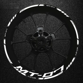 For Yamaha MT-07 mt 07 Hub Decal Rim Decoration High Quality Reflective Sticker