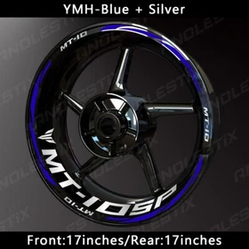 Reflective Motorcycle Wheel Sticker Rim Tape Decals Fits For YAMAHA MT10SP