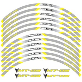 17`` CUSTOM RIM STRIPES WHEEL DECAL TAPE STICKER For Yamaha MT-03 2018-2021 MT03
