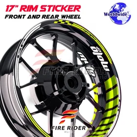 17'' Aqua Wheel Rim Decals GP02 Kit For Honda CBR650R 19-20 2019 2020