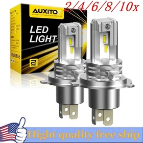 2/4X AUXITO H4 9003 HB2 24000LM LED Headlight High Low Beam 6500K bulb M4 EOA