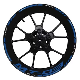 For Yamaha MT-03 wheel hub decal decoration set reflective waterproof stickers