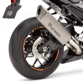 For Suzuki SV 650X 19-20 0 Wheel Edge Rim Stickers 17 inch C01B Orange