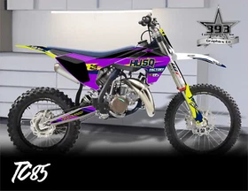 Husqvarna TC85 2018 - 2024 Graphics Kit Decal Sticker TC 85 Factory Motocross