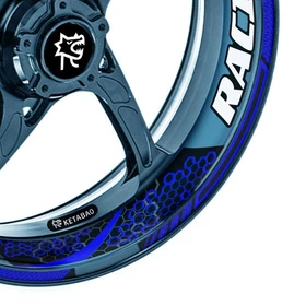 Racing BP 17 inch Rim Wheel Stickers Decals For Yamaha FZ07 MT-07 18-21 20 19