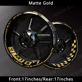 Reflective Motorcycle Wheel Sticker Rim Tape Decals Fits For YAMAHA MT07