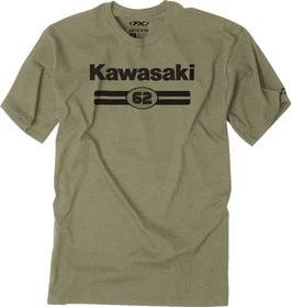 Factory Effex Kawasaki Sixty Two Short Sleeve Shirt Olive Green