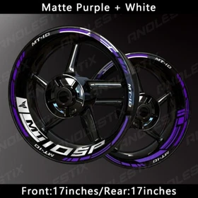 Reflective Motorcycle Wheel Sticker Rim Tape Decals Fits For YAMAHA MT10SP