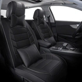 Front Rear 5-Seat Car SUV Leather/2Front Seat Covers  For Honda Accord Crosstour