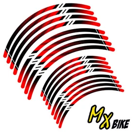 RED DOT Wheel Rim Stickers 21" 18" For Honda XR 650L 2012-2020 16 17 18 19