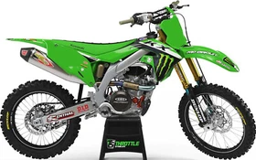 Throttle Syndicate 2023 Team Green Monster Energy Kawasaki Graphic Kit - Motocro