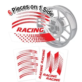 For Suzuki GSF1200 GSF1250 Bandit Blue Road Bike Rim Decal Sticker GP07