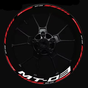 For Yamaha MT-03 MT03 17 in Wheel Hub Rim Decorative Decal Reflective StickerNEW