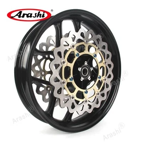 Arashi Front Wheel Rim + Brake Discs For Yamaha R1 R1M YZF-R1 YZF-R1M 2015-2022