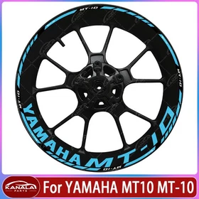 For YAMAHA MT10 MT-10 17inch Motorcycle Wheel Rim Reflective Decal Sticker New