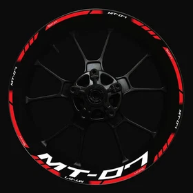 Wheel Hub Rim Decorative Decal Reflective Sticker For Yamaha MT-07 mt07
