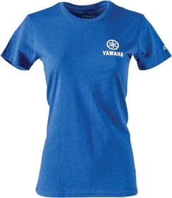 Factory Effex Yamaha Icon Women's Short Sleeve Shirt Royal Blue