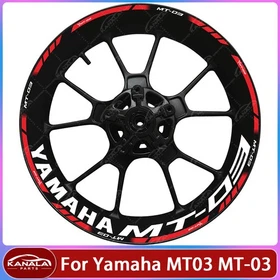 17inch Motorcycle Wheel Rim Reflective Decal Sticker For Yamaha MT03 MT-03 New