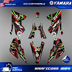 Graphics Kit for YAMAHA YFZ 450R 2014-2024 2026 Fits Yamaha YFZ 450 450R
