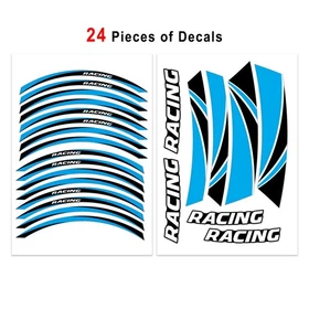 For Kawasaki Ninja 650R 06-24 23 22 Inner Wheel Stickers Stripe GP08 Racing
