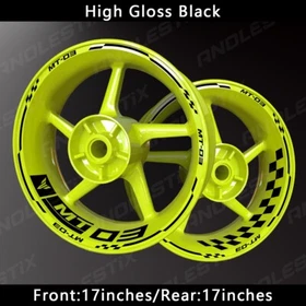 Reflective Motorcycle Wheel Sticker Rim Tape Decals Fits For YAMAHA MT03