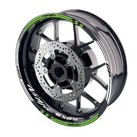 Wheel Decor Decal Sticker STRIPE 17'' Rim For Kawasaki NINJA 650R 2006-2018 17