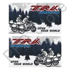 Suitable for Benelli TRK502 TRK521 ADV Motorcycle Top Side Box Luggage Sticker