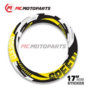 17'' Rim Wheel Sticker PRO For Yamaha FJR1300 FZ25 MT03 MT-07 MT09 MT10 MT125